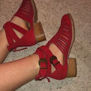 Jeffrey Campbell cutout booties